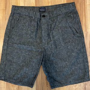 Levi's Men’s Chino Shorts, Linen Blend Chambray Size: 33